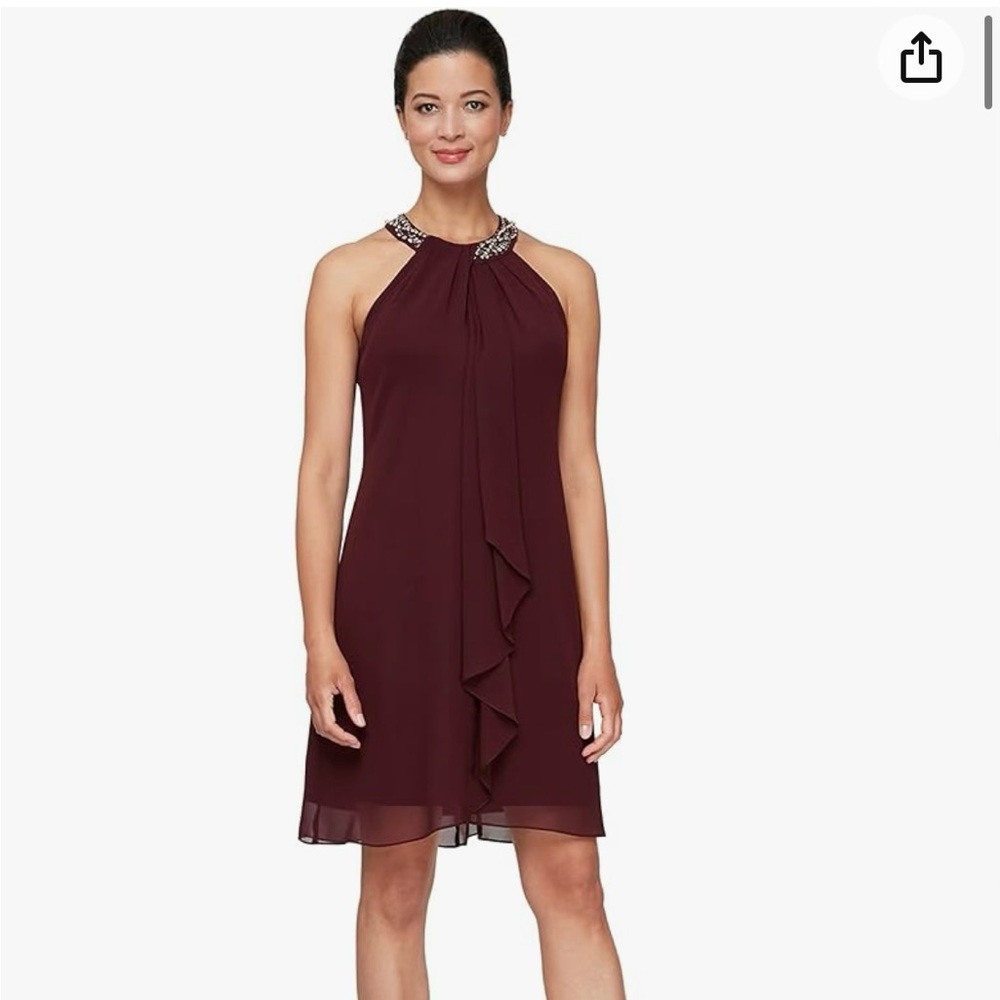 Halterneck formal dress